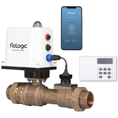 FloLogic 1.5-Inch Leak Detection and Auto Water Shutoff System Gateway Connect and Legacy Control Panel