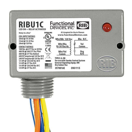 RIB RELAY FOR IRRIGATION OVERRIDE (RIBU1C)